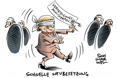 Vakanter Posten: Merkel will von der Leyens Position „sehr schnell“ neu besetzen
