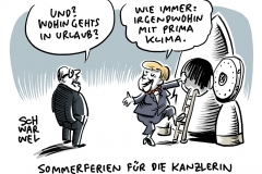 Letzte PK vor Sommerpause: Merkel bekennt sich zu Klimazielen 2030 und Preis auf CO2-Ausstoß