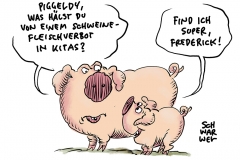 Nach Schweinefleischverzicht in Leipziger Kitas: Ex-AfDler Poggenburg will vor Kitas demonstrieren