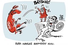 Rückzug aus der Politik: SPD-Chefin Andrea Nahles schmeißt hin