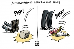 Bei Vereidigung des FDP-Ministerpräsidenten: Linke-Landeschefin wirft Kemmerich Blumenstrauß vor die Füße