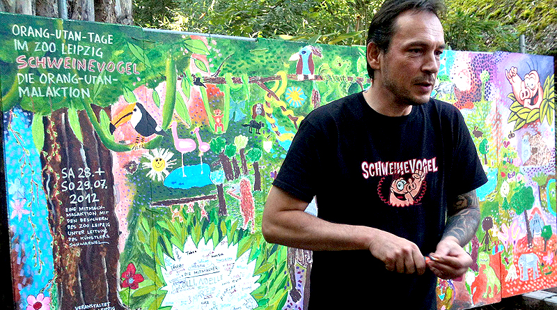 FOTOS Orang-Utan-Schweinevogel-Malaktion im Zoo Leipzig 28. + 29.07.2012