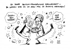 Elysée Deutschland Frankreich Freundschaft Mali Terror Uran
