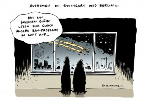 Meteoriteneinschlag Russland Karikatur Schwarwel
