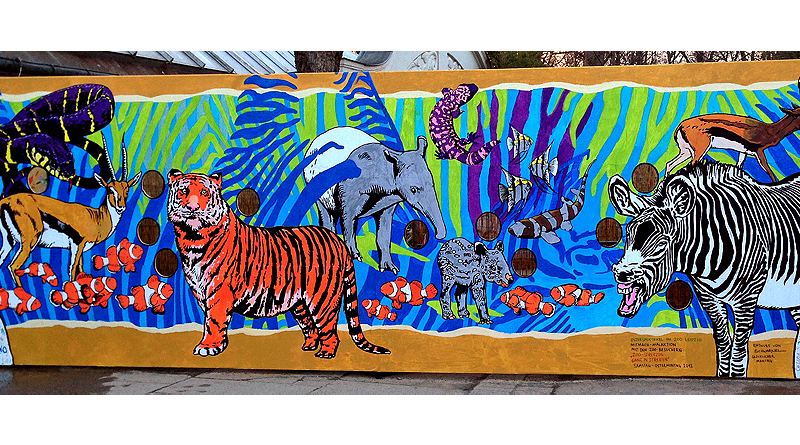 FOTOS Schweinevogel Osterspektakel + große Mitmachmalaktion im Zoo Leipzig 2013