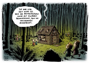 Dschungelcamp: Neue Staffel - Karikatur Schwarwel