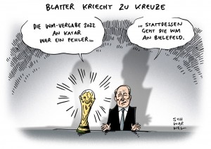 WM-Vergabe: Blatter gesteht Fehler ein, WM mit ungenügender Prüfung an Katarvergeben zu haben
