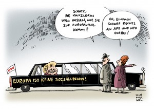 CDU-Wahlkampf: Merkel provoziert scharfe Kritik von SPD und Grünen für Äußerungen zu Sozialleistungen in Europa