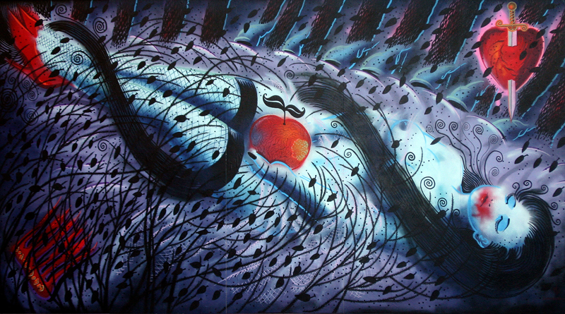 LIVE-PAINTING zum Wave Gotik Treffen 2014