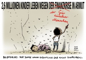 Unicef-Studie: 2,6 Millionen Kinder leben wegen der Finanzkrise in Armut