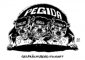 Pegida: AfD trifft Organisatoren am Mittwoch im sächsischen Landtag