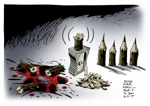 Anschlag auf Satiremagazin „Charlie Hebdo“: 12 Tote durch Attentat in Paris