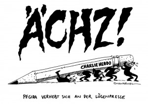 Pegida: Französische Karikaturisten wehren sich gegen Vereinnahmung der Charlie-Hebdo-Opfer durch Pegida