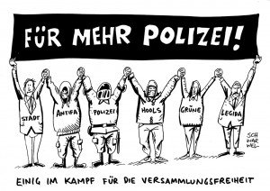 LEGIDA-Verbot:  Forderung nach mehr Polizei in Sachsen