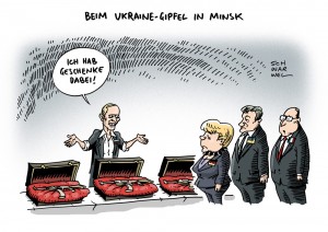Ukraine-Gipfel in Minsk: Merkel, Putin und die Stabilität in Europa