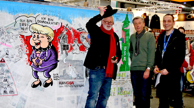 LIVE-MALAKTION auf der Leipziger Buchmesse 2015