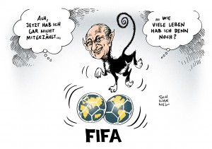 FIFA: Joseph Blatter umstritten an der Spitze des Weltfußballverbandes