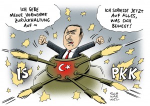 Der türkische Weg: Militärschläge gegen PKK und IS
