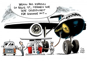 Lufthansa: Billiger tanken, mehr verdienen Dank niedriger Kerosinpreise