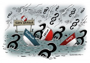 Europäischer Gerichtshof: Safe-Harbor-Abkommen ist ungültig - Karikatur Schwarwel