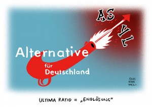 Flüchtlingskrise: NRW-Landesvorsitzender AfD-Politiker würde Flüchtlinge auch mit Schusswaffe stoppen