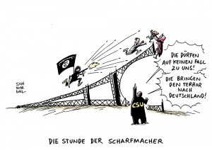 Flüchtlingsdebatte nach Paris: Stunde der Scharfmacher wie Markus Söder (CSU)