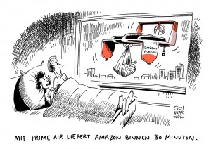 Amazon-Drohne: Direktlieferung binnen 30 Minuten geplant