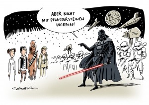 Star Wars: Imperium gegen Rebellen ist Kassenmagnet + Linke Krawalle in Leipzig: CDU will Gummigeschosse