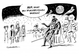 Star Wars: Imperium gegen Rebellen ist Kassenmagnet + Linke Krawalle in Leipzig: CDU will Gummigeschosse