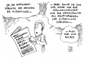 Welt-Risiko-Bericht: Flüchtlinge vor Klimakatastrophe als Hauptangst des Schweizer Weltwirtschaftsforums