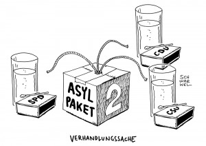 Asylpaket II: Koalition will Regierungsfähigkeit beweisen