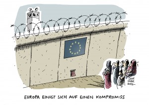 Flüchtlingspolitik: Merkel hält an Kurs einer gemeinsamen europäischen Lösung fest