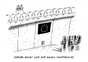 Flüchtlingspolitik: Merkel hält an Kurs einer gemeinsamen europäischen Lösung fest