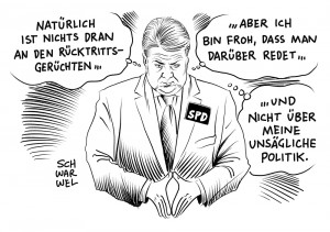 Gerüchte über Sigmar Gabriel: SPD dementiert Rücktrittspläne