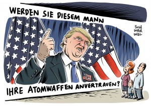 Trump: Wenn wir Atomwaffen haben, warum setzen wir sie nicht ein?“ Republikaner verzweifeln an ihrem Präsidentschaftskandidaten