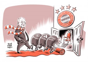 Fußball Bundesliga: Hoeneß als Präsident mit Sitz im Aufsichtsrat