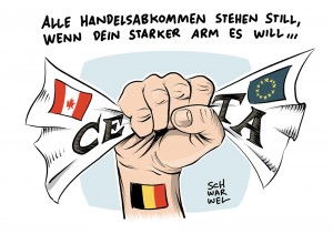 Keine Einigung bei Krisentreffen: Belgien kann CETA nicht unterschreiben