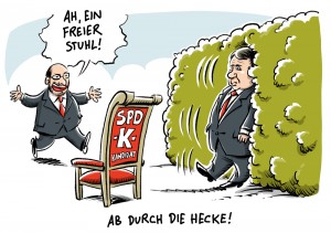 SPD-Kanzlerfrage: Gabriel gibt Schulz den Vorrang