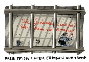 Pressefreiheit: Erdogan mag sie nicht – weder in der Türkei noch in Deutschland