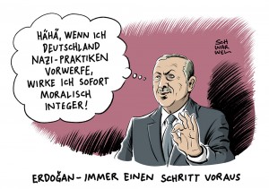 Türkische Wahlkampfauftritte: Erdogan vergleicht deutsche Absagen mit Nazi-Praktiken