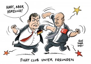 Nach Außenminister-Treffen Türkischer Minister Cavusoglu sieht Freundschaft mit Deutschland gefährdet, Sigmar Gabriel fand Treffen herzlich, aber hart