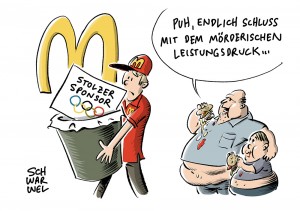 Vertragsabbruch: McDonalds steigt als Top-Sponsor bei Olympischen Spielen aus