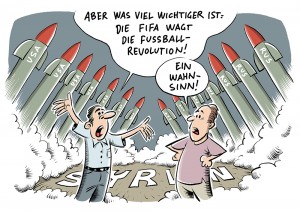 Nach Flugzeugabschuss über Syrien: Russland droht den USA + Bald nur noch 60 Minuten: Fifa plant Fußball-Revolution