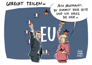 Nach Wahlsieg in Frankreich: Macron und Merkel wollen ihre Länder wieder zum Motor der EU machen