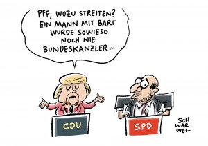 Wahl zum Bundeskanzler: Mehrheit der Deutschen sieht Merkel im TV-Duell vorne