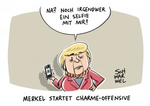 Wahlkampf: Merkel gegen Schulz