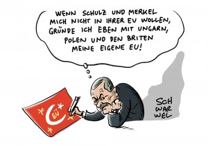 Stellung beziehen im TV-Duell: Schulz und Merkel sprechen sich gegen türkischen EU-Beitritt aus