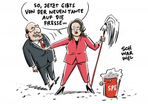 Führungswechsel mit Kampfansage: Andrea Nahles neue SPD-Fraktionschefin