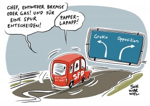 SPD-Chef zu GroKo: Schulz hält sich alles offen