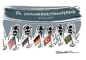 54. Münchner Sicherheitskonferenz: Politiker und Experten diskutieren fast gleiche Themen wie vergangenes Jahr